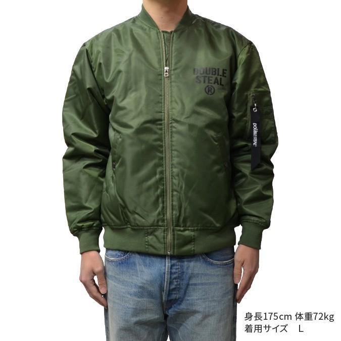 DOUBLE STEAL BLACK ダブルスティール ブラック 5 LOGO MA-1