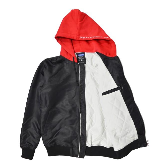 DOUBLE STEAL ダブルスティール HOOD MA-1 JACKET ナイロン