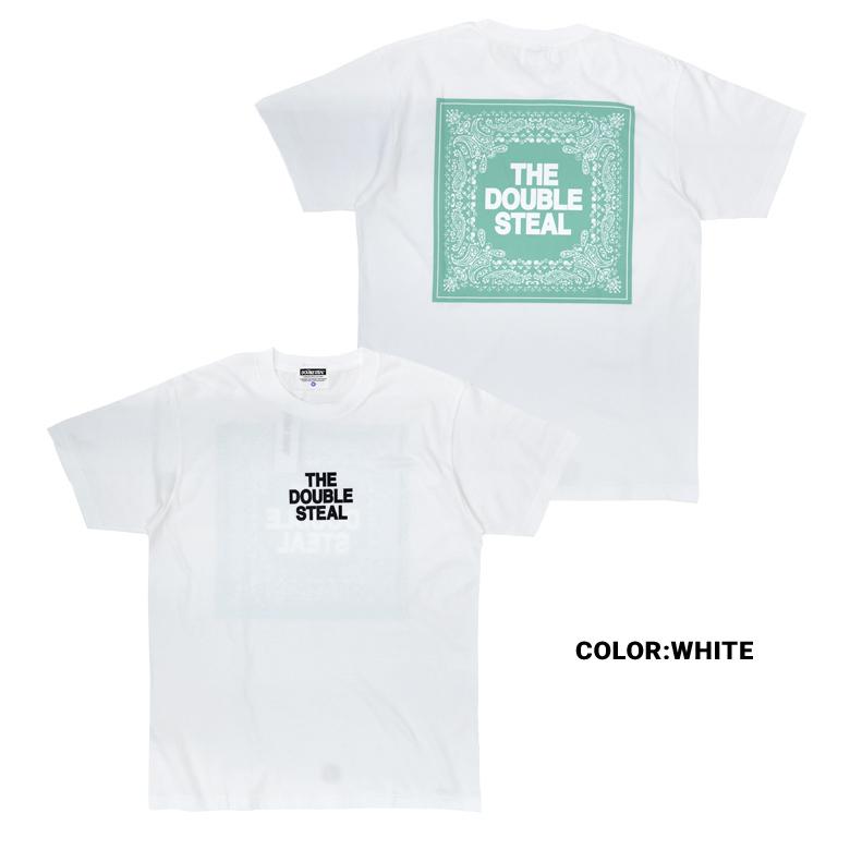 DOUBLE STEAL ダブルスティール Tシャツ SQUARE BANDANA LOGO S/S T-SHIRT TEE 半袖 カットソー トップス 923-12033 単品購入の場合はネコポス便発送｜buddy-stl｜03