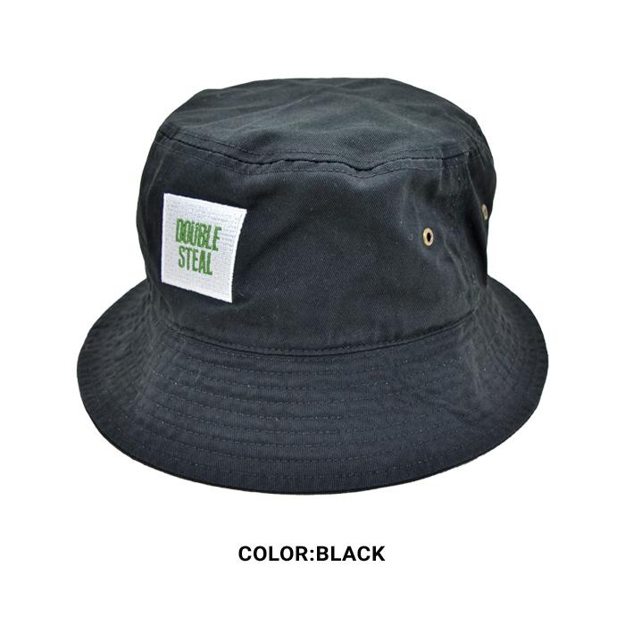 DOUBLE STEAL（ダブルスティール） ハット SQUARE BOX LOGO BUCKET HAT