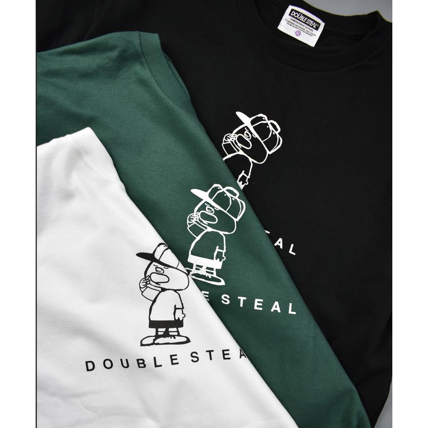 DOUBLE STEAL ダブルスティール Tシャツ AKUBI DOUBZ S/S T-SHIRT TEE 半袖 カットソー 931-14001 単品購入の場合はネコポス便発送｜buddy-stl｜06