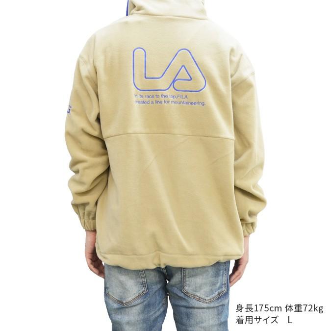 FILA（フィラ） FILA HERITAGE ヘリテージ HALF ZIP FLEECE JACKET 