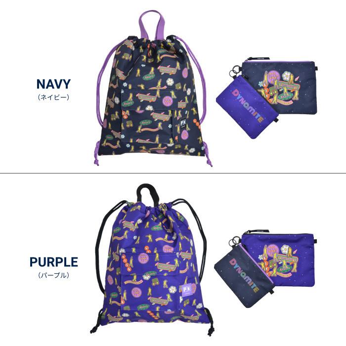 FILA（フィラ） BTS 防弾少年団 Let's Be DYNAMITE STRING BAG + POUCH