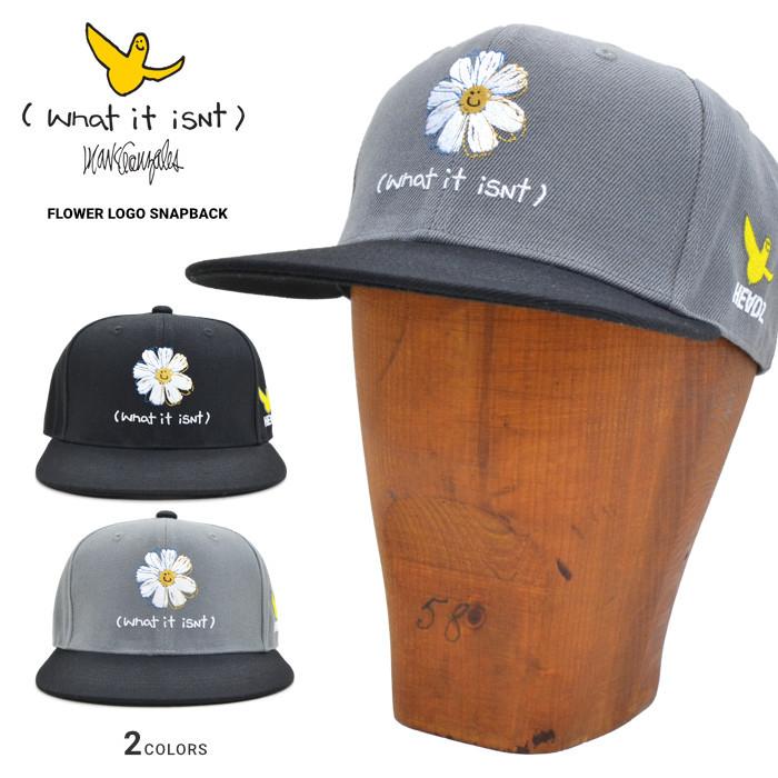 What it isNt) ART BY MARK GONZALES キャップ FLOWER LOGO SNAPBACK