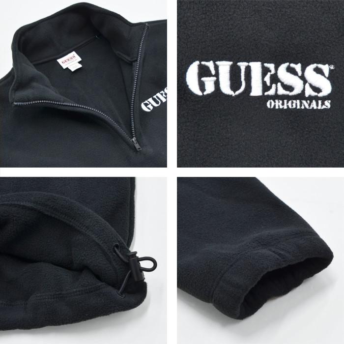 GUESS ゲス フリース HALF-ZIP PULLOVER FLEECE スウェット GUESS ゲス フリース HALF-ZIP PULLOVER FLEECE スウェット