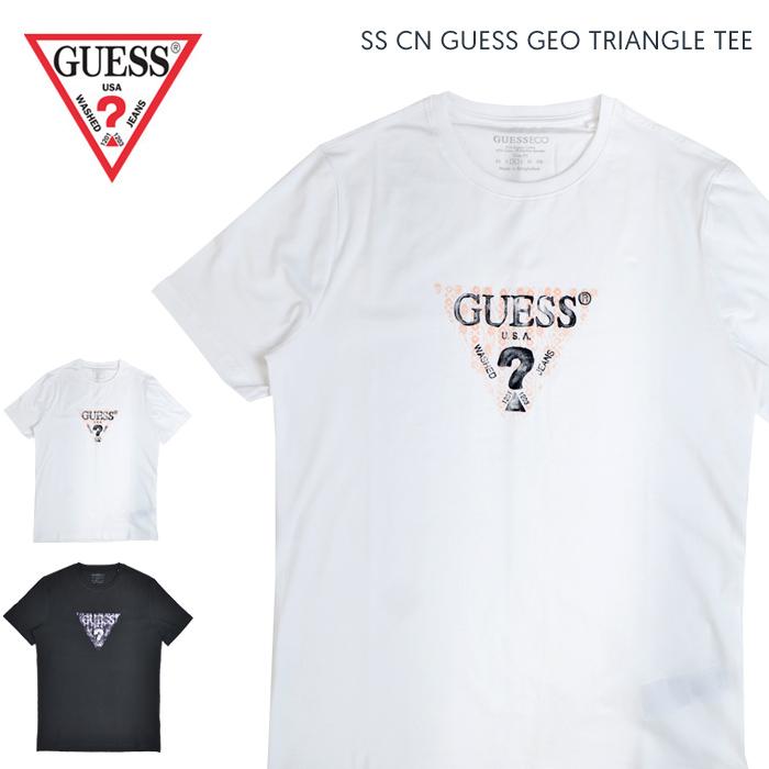GUESS ゲス Tシャツ SS CN GEO TRIANGLE LOGO TEE 半袖 カットソー 