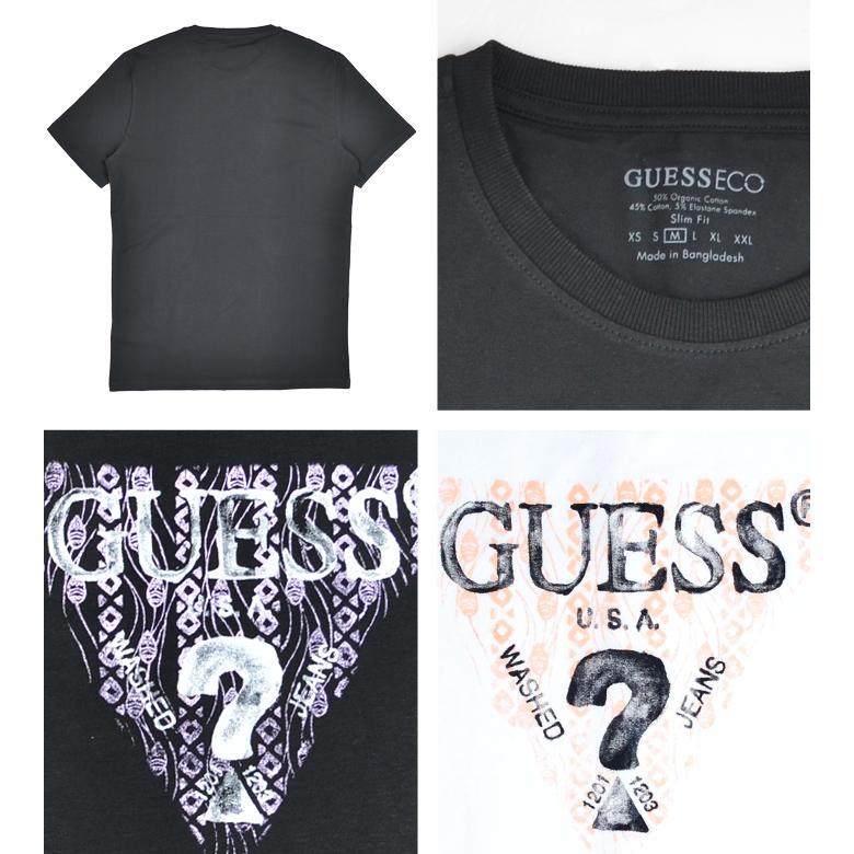 GUESS ゲス Tシャツ SS CN GEO TRIANGLE LOGO TEE 半袖 カットソー 