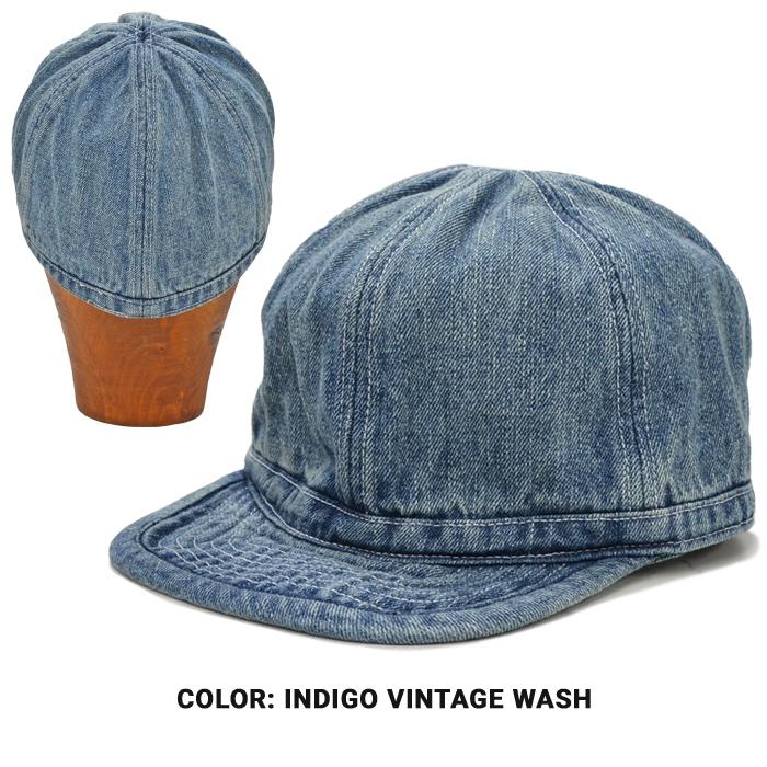 HOUSTON ヒューストン キャップ DENIM ARMY CAP デニム アーミー