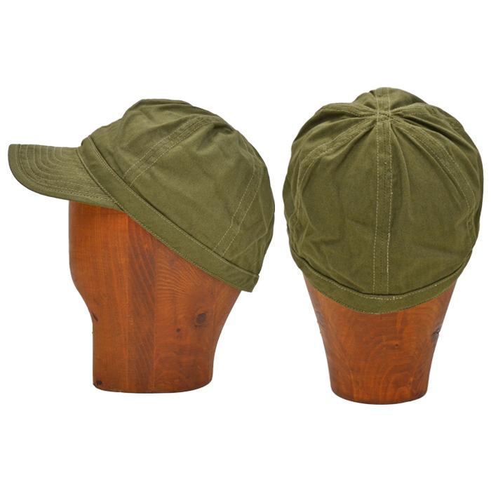 HOUSTON（ヒューストン） キャップ USMC HBT CAP ヘリンボーン ツイル