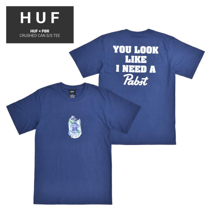 HUF ハフ Tシャツ PBR CRUSHED CAN S/S TEE 半袖 カットソー トップス TS01738｜buddy-stl