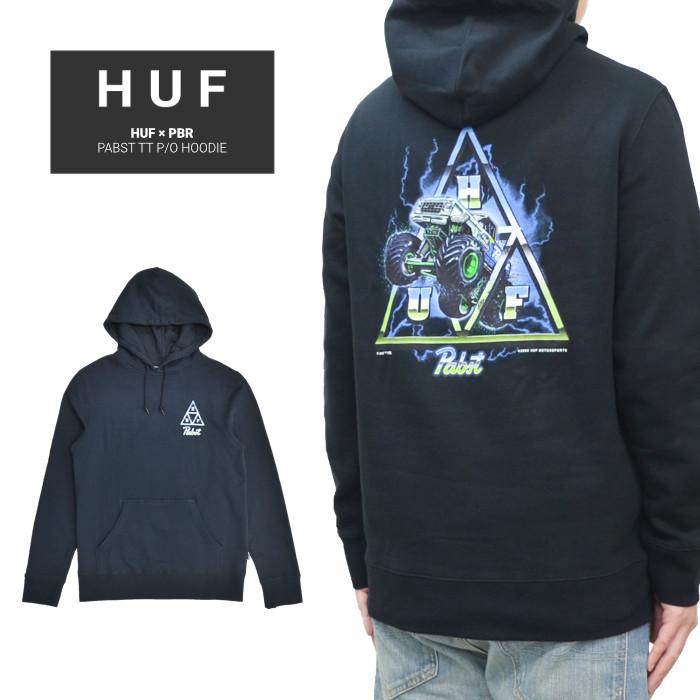 HUF ハフ パーカー PBR PABST TT P/O HOODIE フリース スウェット PF00495｜buddy-stl