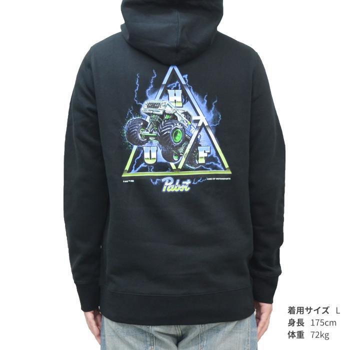 HUF ハフ パーカー PBR PABST TT P/O HOODIE フリース スウェット PF00495｜buddy-stl｜03