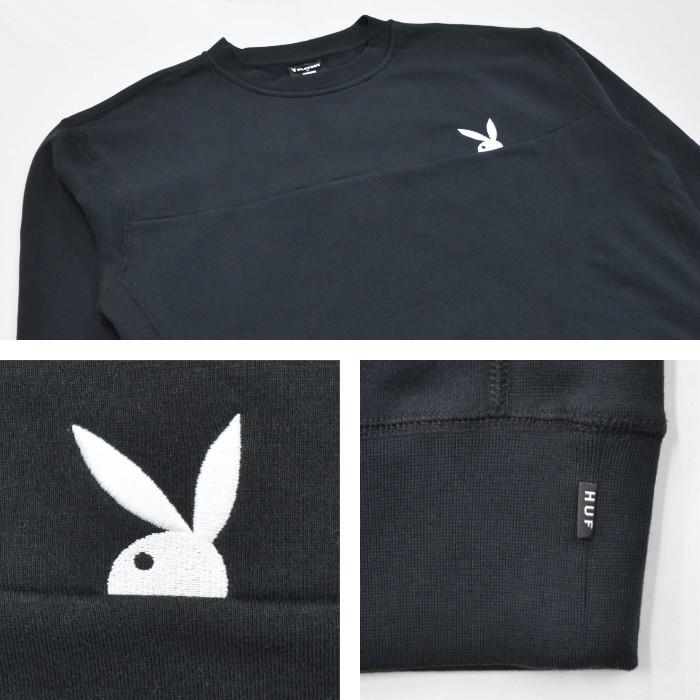 HUF（ハフ） HUF PLAYBOY プレイボーイ トレーナー RABBIT HEAD CREW 