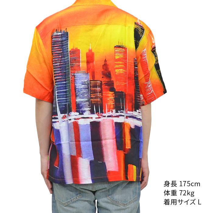 HUF ハフ シャツ CONCRETE JUNGLE S/S WOVEN TOP SHIRT リゾートシャツ