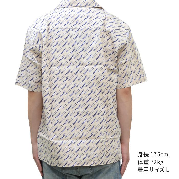 HUF ハフ シャツ BREAKER S/S WOVEN TOP SHIRT リゾートシャツ