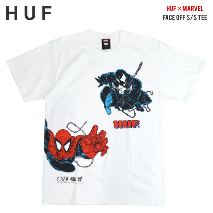 HUF（ハフ） HUF SPIDER-MAN スパイダーマン Tシャツ FACE OFF S/S TEE