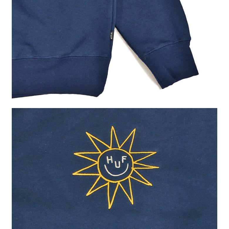 HUF（ハフ） スウェット SUN GUY CREWNECK SWEATSHIRT フリース