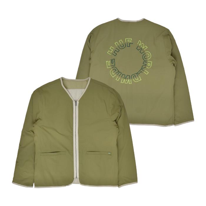 HUF ハフ ジャケット WORLDWIDE REVERSIBLE LINER JACKET ナイロン  