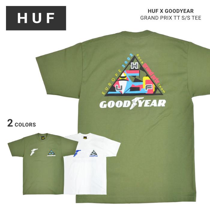 HUF × GOODYEAR ハフ × グッドイヤー Tシャツ GRAND PRIX TT S/S TEE