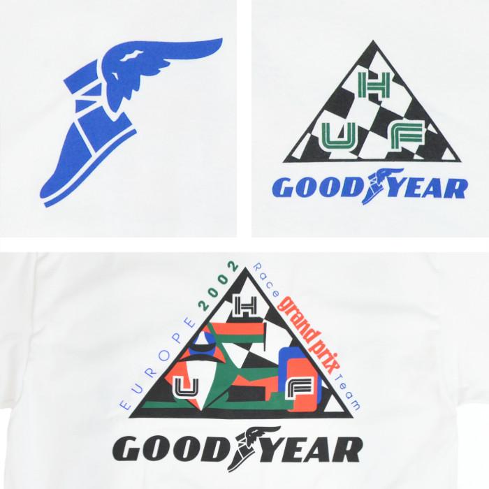 HUF × GOODYEAR ハフ × グッドイヤー Tシャツ GRAND PRIX TT S/S TEE