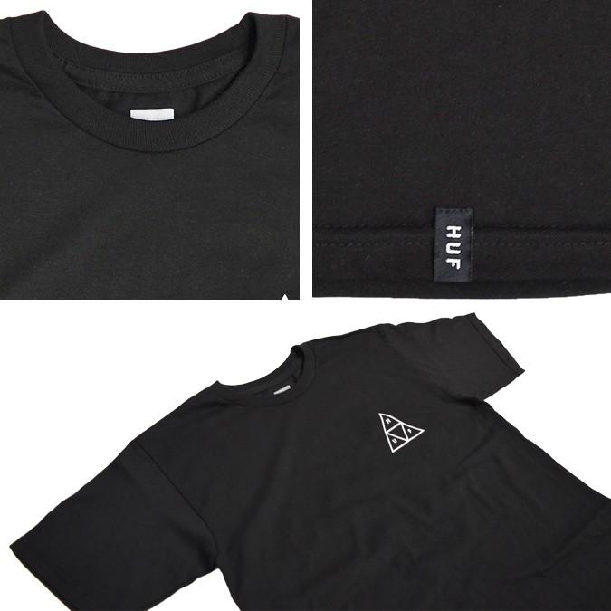 HUF ハフ TRIPLE TRIANGLE S/S TEE  ESSENTIALS Tシャツ 半袖 ロゴT 単品購入の場合はネコポス便発送 バーゲン｜buddy-stl｜04
