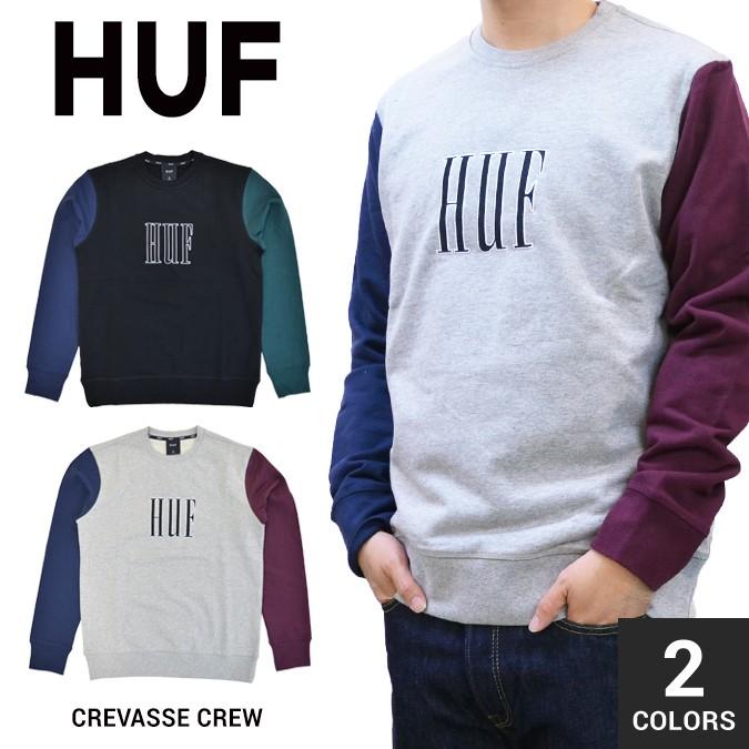 Huf ハフ Crevasse Crew クルーネック トレーナー フリース スウェット Huf 644 Buddy Stl 通販 Yahoo ショッピング