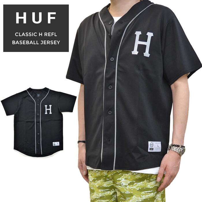 Huf ハフ Classic H Reflective Baseball Jersey ベースボール ジャージ 半袖シャツ Kn Huf 1 Buddy Stl 通販 Yahoo ショッピング