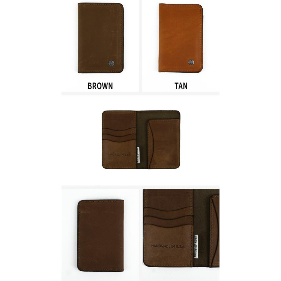 IRON & RESIN アイアン & レジン EXPLORER WALLET レザー カードケース パスケース 【クリアランスセール