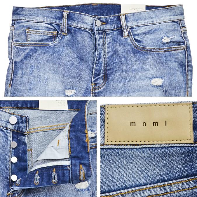 mnml（ミニマル） M1デニム M1 Stretch Denim Blue ジーンズ デニム