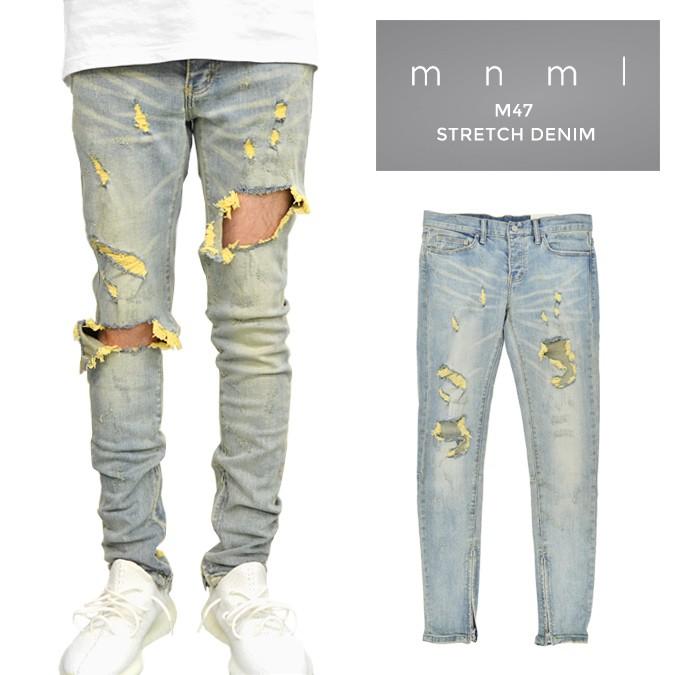 mnml（ミニマル） デニムパンツ M47 Stretch Denim ジーンズ