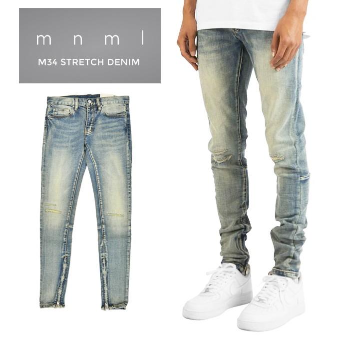 mnml（ミニマル） デニムパンツ M34 Stretch Denim M34デニム ジーンズ