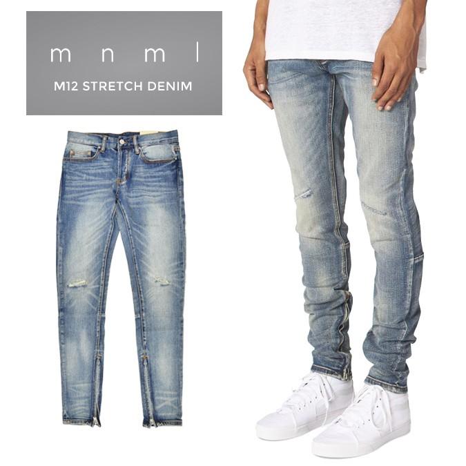 mnml ミニマル デニムパンツ M12 Stretch Denim M12デニム ジーンズ  