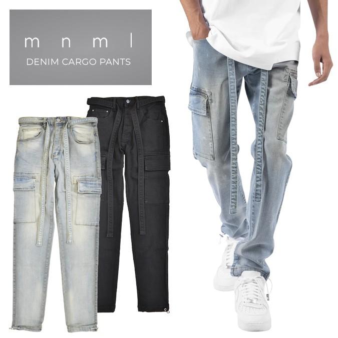 mnml（ミニマル） カーゴパンツ DENIM CARGO PANTS ジーンズ デニム