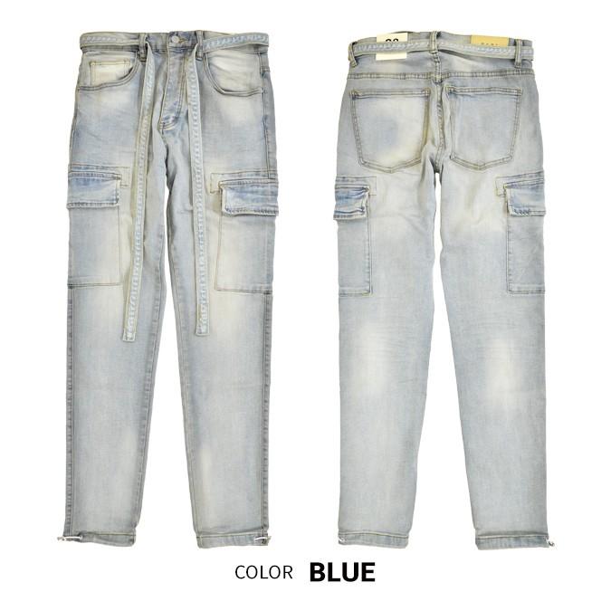 mnmlカーゴデニムパンツ mnml ミニマル カーゴパンツ DENIM CARGO PANTS ジーンズ デニム