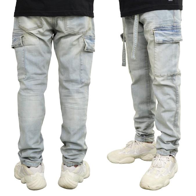 mnml（ミニマル） カーゴパンツ DENIM CARGO PANTS ジーンズ デニム
