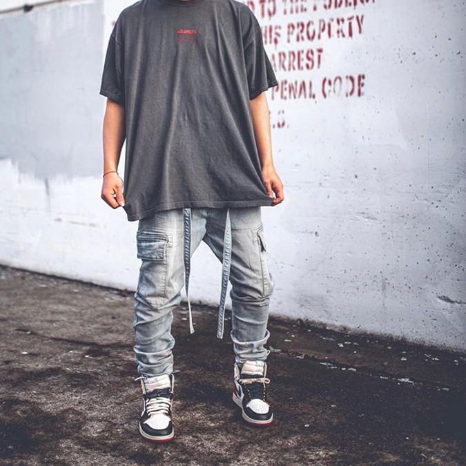 mnml D152 マルチポケットスリムカーゴデニムパンツ mnml（ミニマル） カーゴパンツ DENIM CARGO PANTS ジーンズ デニム