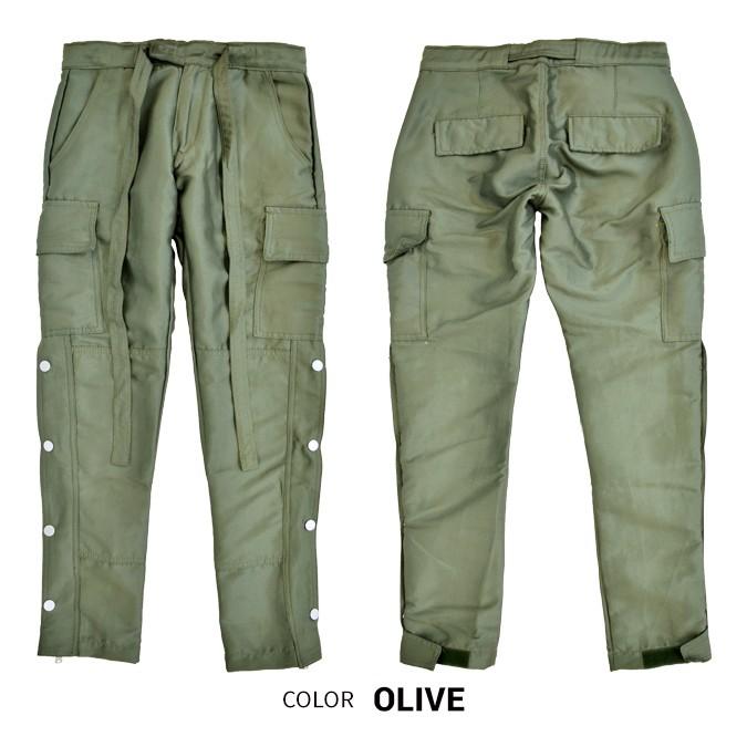 mnml snap cargo pants スナップカーゴパンツ Snap Front Cargo Pants - Brown | mnml | shop now