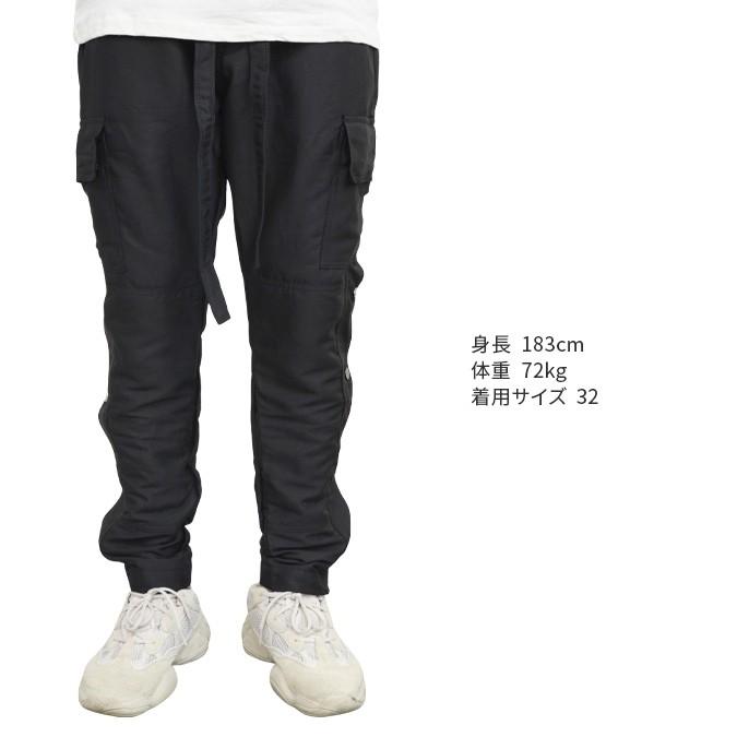mnml（ミニマル） カーゴパンツ SNAP ZIPPER CARGO PANTS ミリタリー