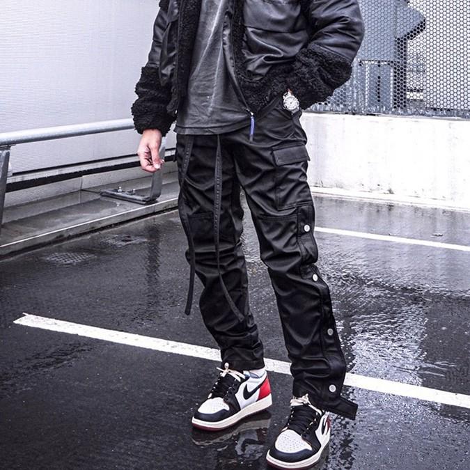mnml（ミニマル） カーゴパンツ SNAP ZIPPER CARGO PANTS ミリタリー