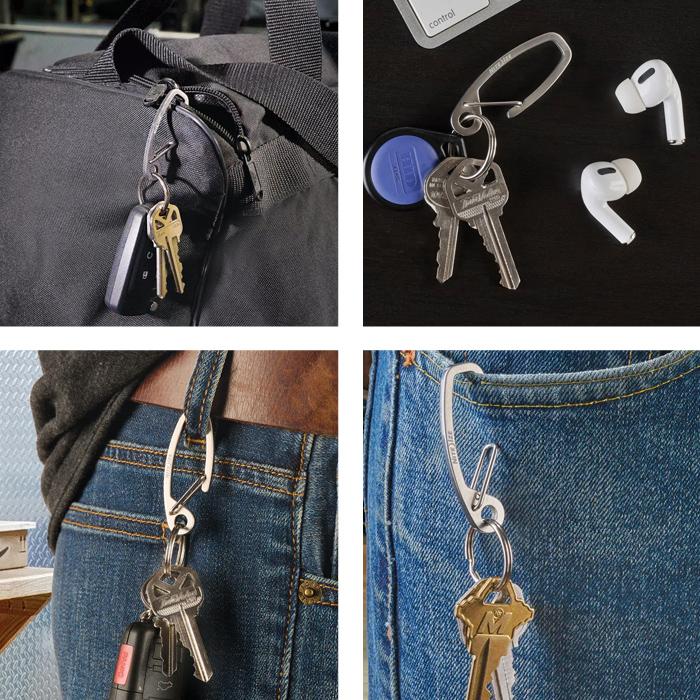 OAMC Vraided Carabiner カラビナ　ブルー　キーホルダー OAMC Vraided Carabiner カラビナ ブルー キーホルダー OAMC