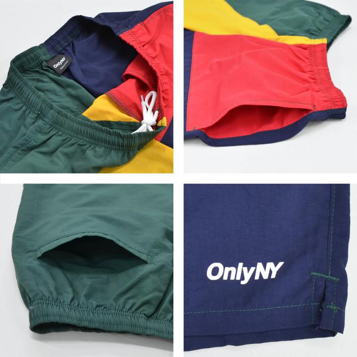 ONLY NY（オンリーニューヨーク） COLORBLOCK TRACK SHORTS トラック 