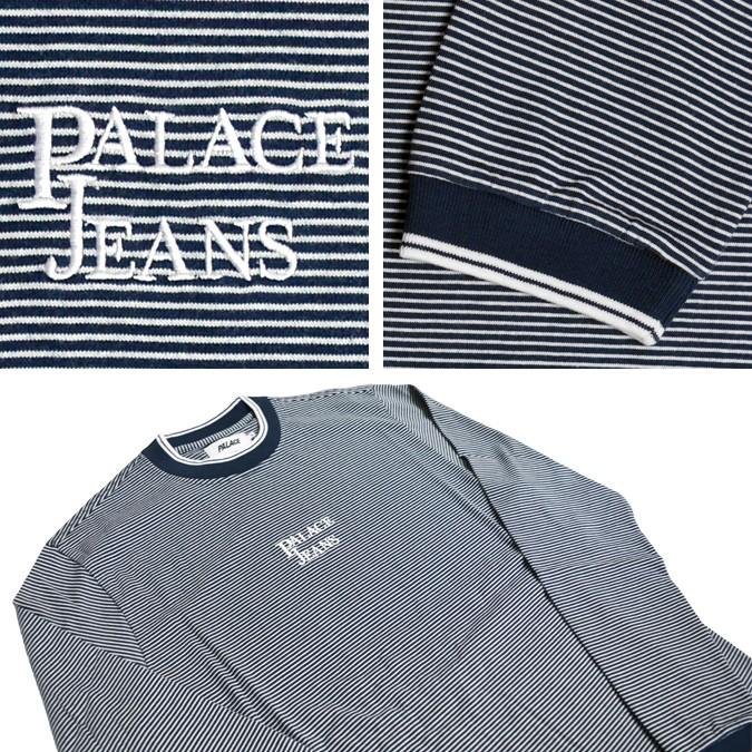 PALACE SKATEBOARDS パレス スケートボード PALACE JEANS LONGSLEEVE Tシャツ 長袖 ロンT カットソー バーゲン 単品購入の場合はネコポス便発送｜buddy-stl｜04