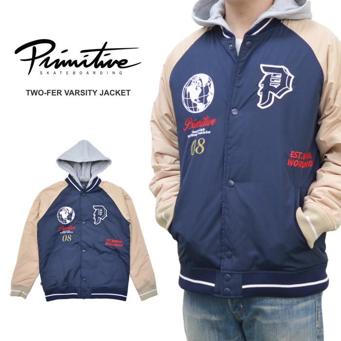 PRIMITIVE（プリミティブ） ジャケット TWO-FER VARSITY JACKET