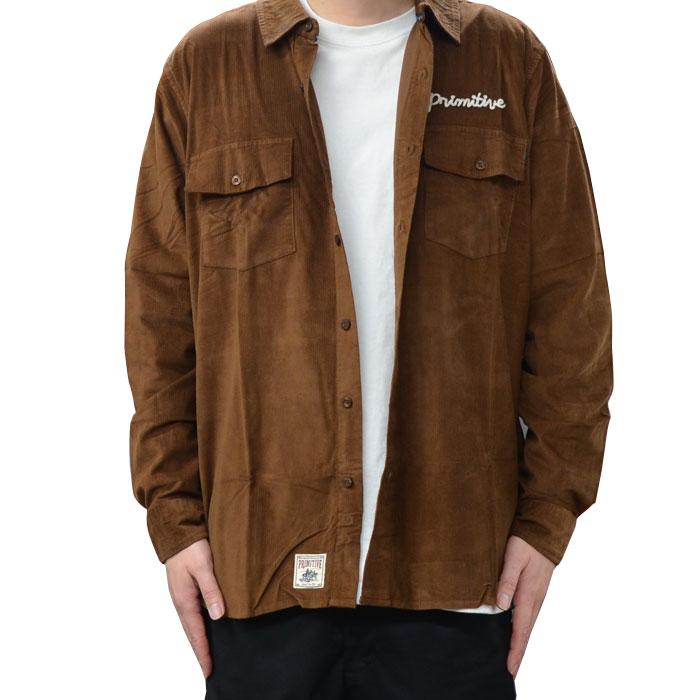 PRIMITIVE プリミティブ シャツ DE SOTO WOVEN SHIRTS コーデュロイ  