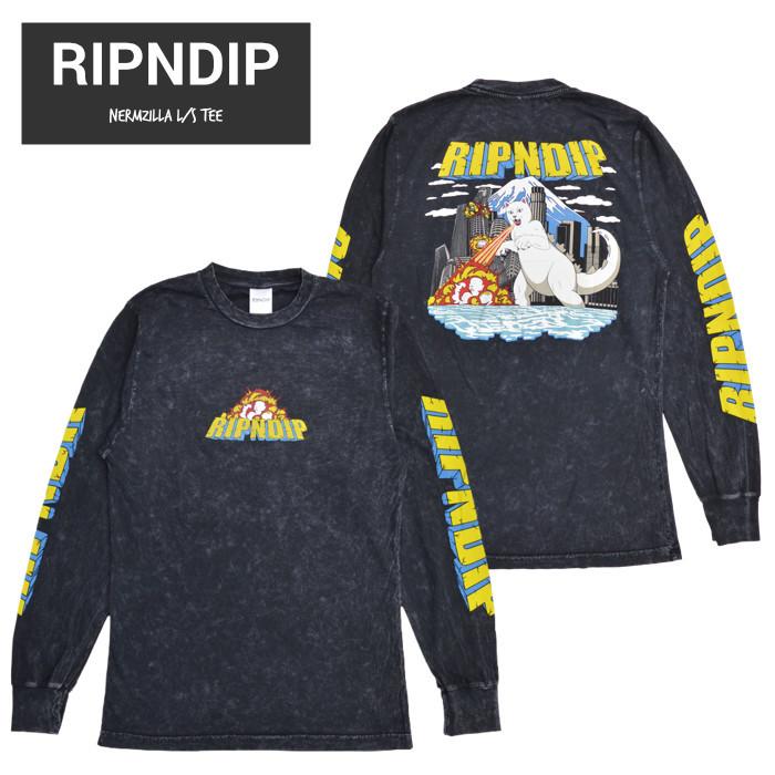 RIPNDIP（リップンディップ） ロンT NERMZILLA L/S TEE 長袖 Tシャツ