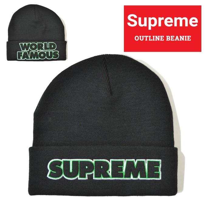 supreme outline beanie