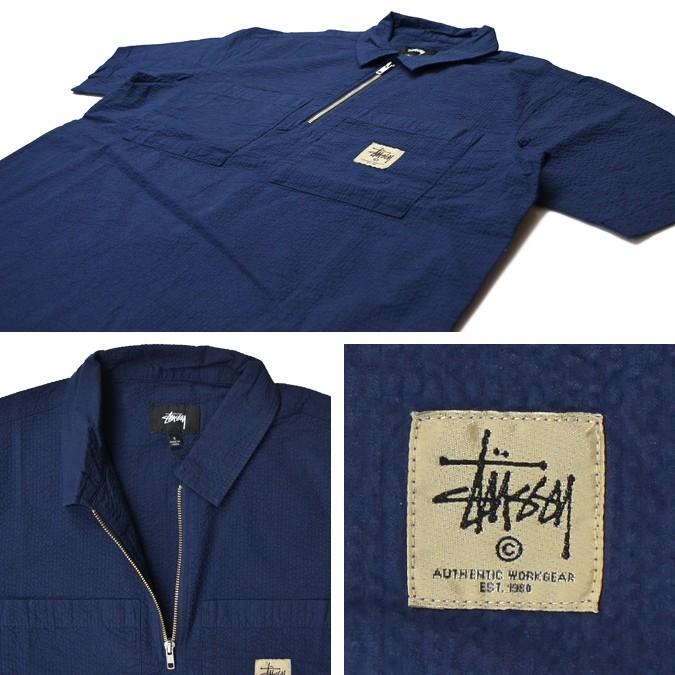 Stussy ステューシー Half Zip Seersucker Shirt シャツ 半袖 シアサッカーシャツ ハーフジップ プルオーバー カジュアルシャツ St 431 Buddy Stl 通販 Yahoo ショッピング