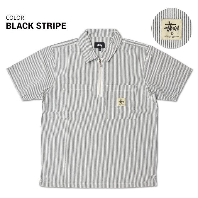 Stussy ステューシー Half Zip Seersucker Shirt シャツ 半袖 シアサッカーシャツ ハーフジップ プルオーバー カジュアルシャツ St 431 Buddy Stl 通販 Yahoo ショッピング