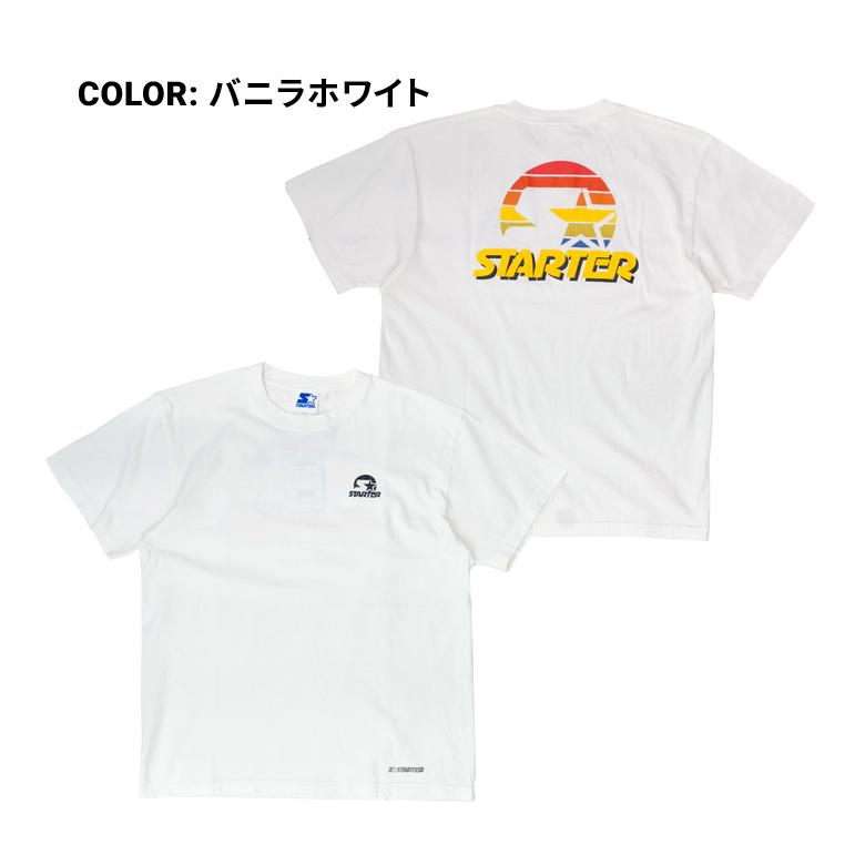 STARTER スターター Tシャツ GRAPHIC LOGO TEE フロスト加工ひび割れプリントTシャツ 半袖 X58756J 単品購入の場合はネコポス便発送｜buddy-stl｜05