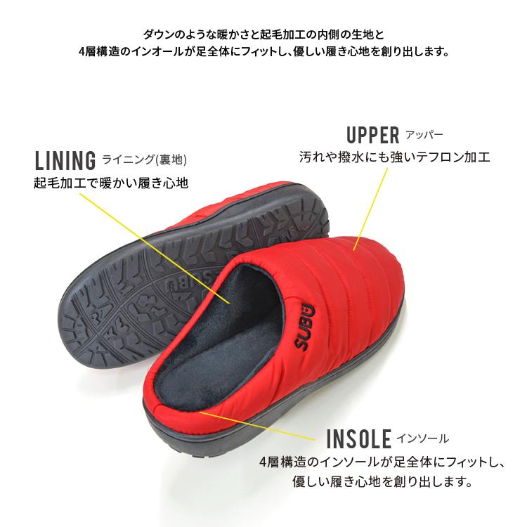 SUBU（スブ） サンダル サンダル SANDAL スリッポン 秋冬のサンダル